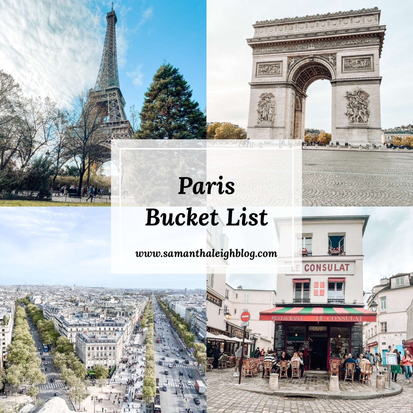 Paris Bucket List