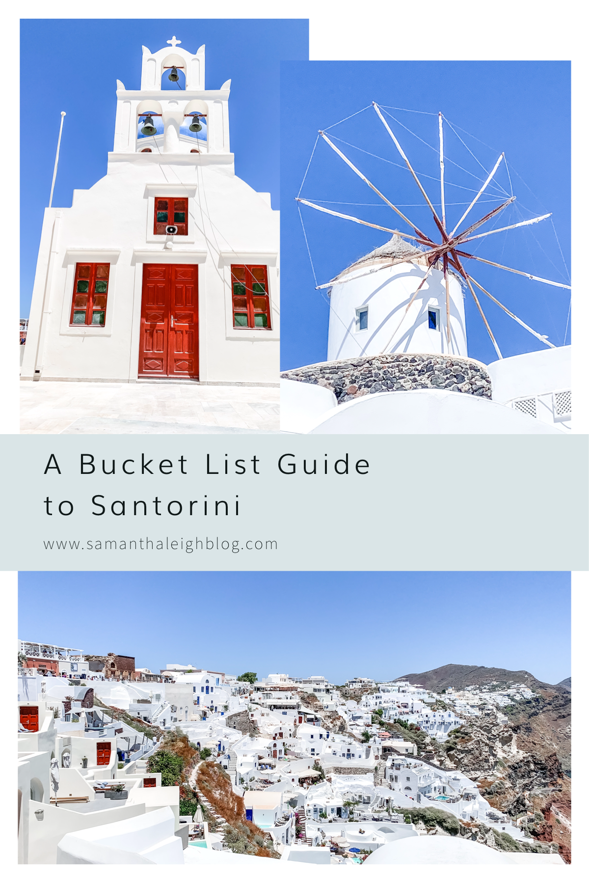 A Bucket List Guide to Santorini