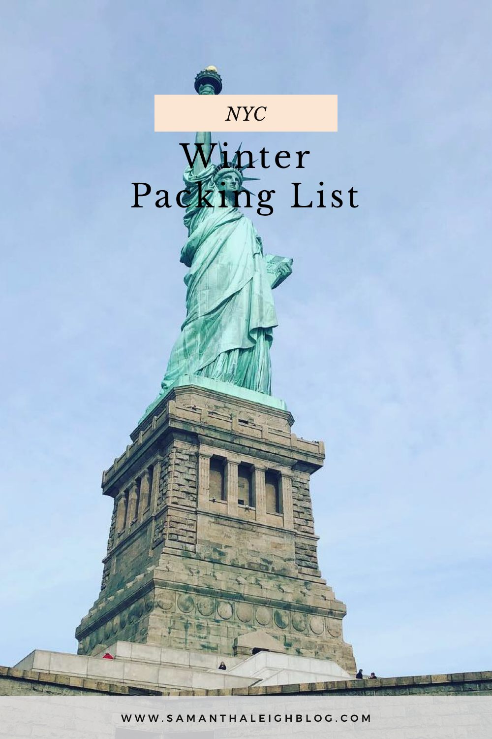 NYC Winter Packing List